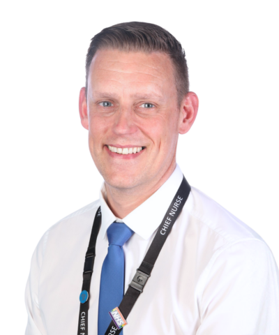 A headshot image of Dr Giles Thorpe.