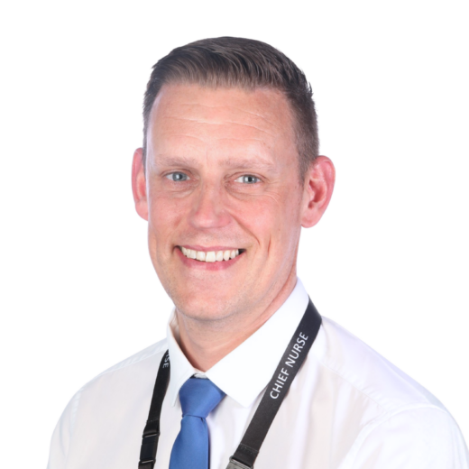 A headshot image of Dr Giles Thorpe.