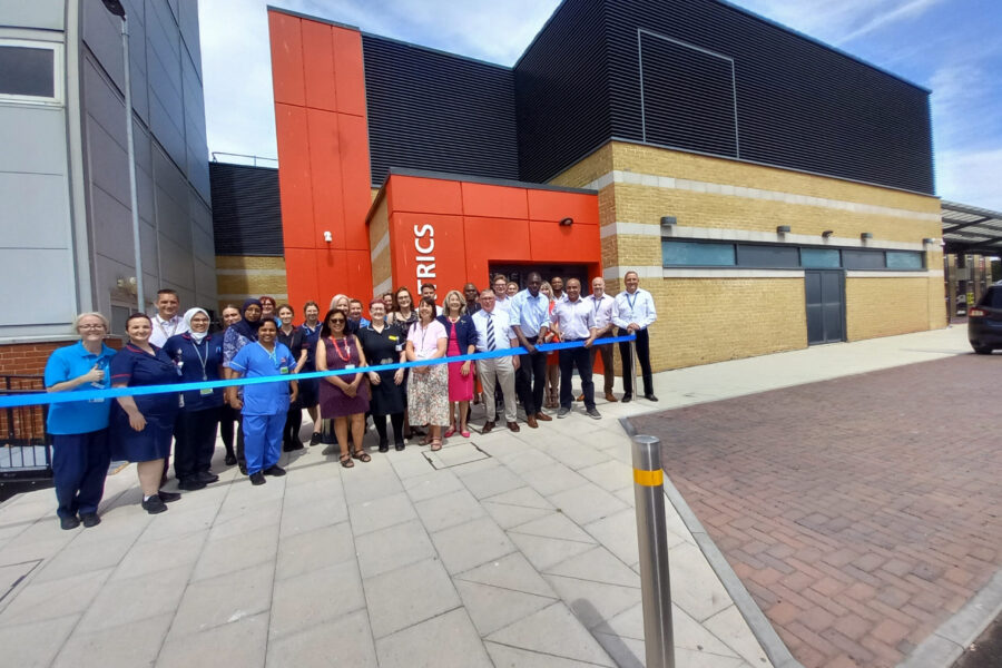 Clinical staff from Southend ED and dignitaries