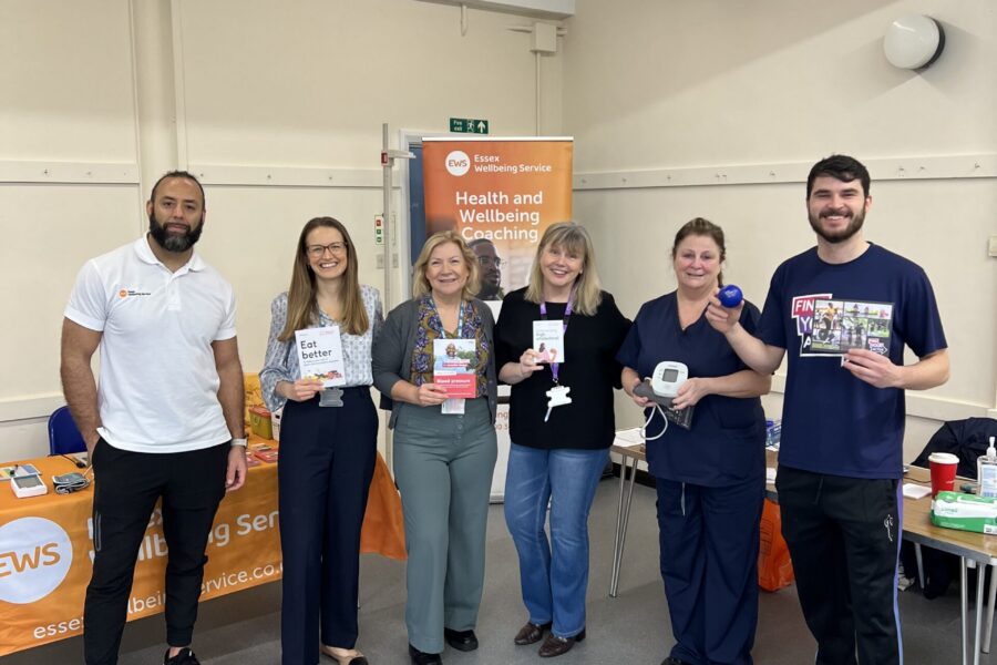 Healthcare and partner teams at a Healthy Heart event